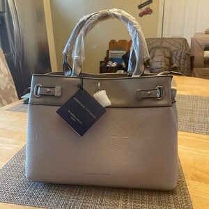 Adrienne Vittadini Taupe Handbag